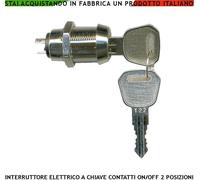 CHIAVE DOPPIO PROFILO INTERRUTTORE ANTIFURTO 220 V 3 A INSERITORE SIRENE ALLARME