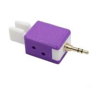 Chiave elettrica a doppia pagaia CW per Quansheng K5 K6, dito regolabile con modifica automatica dei tasti, compatibile con firmware CEC e CW M (viola)