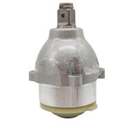 Chiave elettrica con guscio in alluminio, compatibile con Dayi 2106, accessorio per alloggiamento in metallo, colore argento, 104 mm