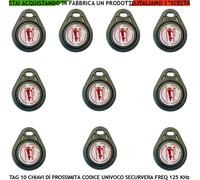 Chiave Elettronica di Prossimità Kit 10 Pezzi Universale Antifurti Automatismi