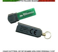 Chiave Elettronica KeyBit a 12 Bit Programmabile e codificabile Codici Sicurezza