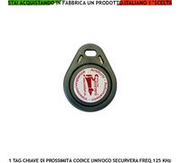 Chiave Elettronica Transponder Prossimità Antifurto Codici di Sicurezza Univoci