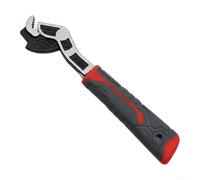 Chiave ergonomica autobloccante regolabile con tensione a molla e design dentato a tre lati per una gestione sicura dei dispositivi di fissaggio in luoghi di lavoro (20,3 cm)