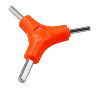 Chiave esagonale a 3 vie per biciclette, strumento combinato multifunzione con chiave a brugola, 3 mm, 4 mm, 5 mm, in acciaio, strumenti di riparazione per moto, bicicletta, manutenzione e regolazione