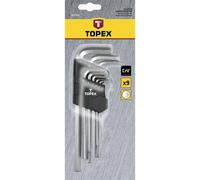 SET DI CHIAVI ESAGONALI TIPO L LUNGHEZZA 1,5-10 MM 9 PEZZI - T 35D956