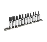 Chiave Esagonale Set Punte 11pc 0.6cmSq Drive Metrico AK62251 Sealey Nuovo