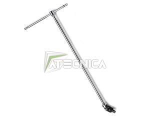 Chiave esagonale snodata maschio a T Beta 953 da 3 a 10 mm cromata