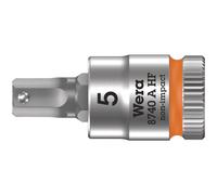 Wera, 8740 A HF Zyklop Inserto-bussola, attacco da 1/4", confunzione di ritegno, 7,0 x 28 mm