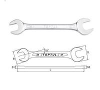 Chiave fissa TOPTUL AAEJ3641