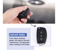 Chiave Flip Compatibile Con IX45 Custodia Per Telecomando Fob 3 Pulsanti Nera
