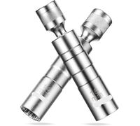 Chiave for candele, set di 2 chiavi a bussola - Design con filettatura magnetica for utensili for auto e rimozione