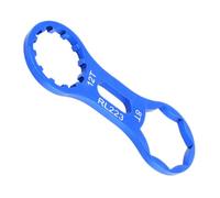 Chiave Forcella Doppia per Smontaggio e Riparazione della Anteriore Bici | Lega di Alluminio, Design Compatto Blu, per Mountain Bike e Manutenzione in Officina