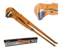 CHIAVE GIRATUBI GIRATUBO SVEDESE CHIAVE A BECCO PIPA 2" CHROME VANADIUM 90°