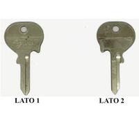 Chiave grezza originale Silca NE10 per auto epoca Volvo Amazon 140 Lambretta