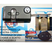 Chiave guscio cover trasformata a scatto per telecomando TOYOTA Auris RAV4 Rav 4