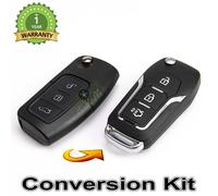 CHIAVE GUSCIO KIT DI CONVERSIONE PER FORD MONDEO FOCUS FIESTA S-MAX GALAXY