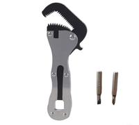 Chiave in miniatura a manico corto combinata con punta per cacciavite a croce scanalata per una rimozione efficiente del dado e lavori di riparazione in spazi ristretti, tra cui mobili ed elettronica