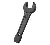 Chiave inglese a testa singola in acciaio al carbonio resistente, 24 mm, per uso industriale, finitura antiruggine annerita, coda ispessita (27 mm)