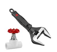 Chiave inglese Crescent regolabile - stampo a ferro di cavallo in acciaio | Utensile per lavandino, riparazione casa, garage