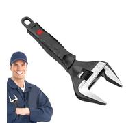 Chiave inglese Crescent regolabile - stampo a ferro di cavallo in acciaio | Utensile per lavandino, riparazione casa, garage