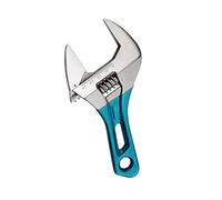 Chiave inglese regolabile compatta resistente con ganascia larga manico corto in acciaio al carbonio impugnatura ergonomica per riparazioni idrauliche Presa sicura Chiave regolabile