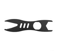 Chiave inglese regolabile da 5,5 a 24 mm, 140 mm, doppia estremità aperta, con controllo della coppia, in acciaio al cromo vanadio, resistente alla ruggine, per auto e (nero)