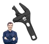 Chiave inglese regolabile - Grande chiave di apertura | Attrezzo manuale ad alte prestazioni per serrature tubi, chiave a mascella multiuso, strumento di riparazione fai da te durevole, ergonomico Ni