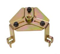 Chiave inglese regolabile in lega a 3 griffe per rimuovere il coperchio del carburante, per serbatoio di gas dell'auto, gamma 140-180 mm, design sicuro del piede curvo, montaggio