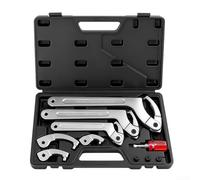 Chiave inglese regolabile multifunzione con gancio per la regolazione dell'ammortizzatore e la manutenzione del tubo di riscaldamento