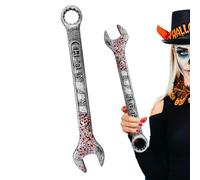 Chiave Insanguinata - ChiavePer Simulazione Di Halloween, Chiave Grande Regolabile | Strumento Di Gioco Di Ruolo Con Effetto Metallo Arrugginito Finto Per La Decorazione Di Feste Spaventose Per Bar E