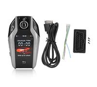 Chiave Intelligente Universale per Touch Screen LCD TK800+, Accesso Remoto Senza Chiave per Tutti i Pulsanti del Motore di Avviamento e Arresto (D'argento)