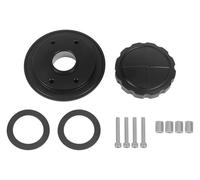 Chiave Interruttore Per B&MW R Per NINE T 2014 Pure 2017 Racer Kit Di Blocco Chiave Moto Tappo Serbatoio Carburante Ad Apertura Rapida Ricambi(Black- Silver)