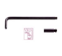 Chiave maschio esagonale piegata (10mm) 96BP testa sferica Nero 000960972