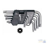 Chiave Maurer Plus Torx Corta Con Foro Serie 9 Pezzi Acciaio S2 T10-T50
