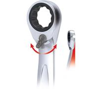 Chiave Mista A Cricchetto Reversibile GEARplus®, 27mm