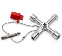 Chiave multifunzione lunga TwinKey per armadi di controllo KN 00 11 03