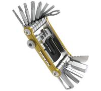 Chiave multiuso Topeak Mini PT30 (30 funzioni) oro con custodia Taglia unica / Oro