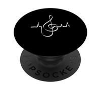 Chiave musicale musicista chitarra uomo donna ragazzo coro PopSockets PopGrip Adesivo