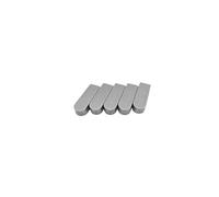 Chiave parallela M6 M8 M10 chiave piatta tipo C materiale testa singola perno di posizionamento angolo arrotondato guida ingranaggio motore barra quadrata acciaio inossidabile 304(8mmx7mmx80mm 2pcs)