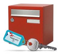 Chiave Pass PTT T10 - Apre serrature cassette postali & edifici (Standard La Posta) - Acciaio nichelato - Chiave del fattore T10