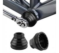 Chiave per bsa Acciaio CNC per Movimento Centrale Chiave per | Per filettature per cave, compatibilità per multipla, acciaio CNC, presa per sicura, uso professionale(Silver BB-39-16)