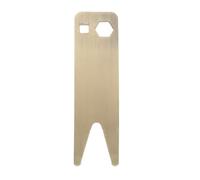 Chiave per Chitarra in Acciaio Inox, Multifunzione argento | Strumento Dentato, un Lato Stringe e L’Altro Allenta, per Mandolino e Dadi del Bottone Tracolla