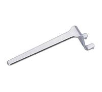 wolfcraft Chiave per dadi a flangia per smerigliatrice angolare, piegata a gomito I 2458000 I Per cambiare facilmente mole a tazza profonde