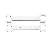 Chiave per collettore d'acqua per collegamenti per tubi da 28 35 mm e 34 38 mm utilizzati nella manutenzione del riscaldamento a pavimento radiante (28-35)