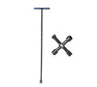 Chiave per contatore 'acqua, a forma di T, antiscivolo, per valvole idrauliche, resistente, per girare facilmente, irrigazione, giardino, prato, costruzione domestica