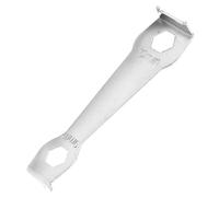 Chiave per dado corona - Chiave in cromo vanadio da 10 cm | Strumento di rimozione di precisione | Accessorio portatile per manutenzione bicicletta su strada, mountain bike, officina, viaggi