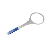 Chiave per filtro dell'acqua in acciaio blu resistente compatibile con Keystone per Pentek Plus e altre principali marche con design ergonomico da 15,2 cm di diametro per una facile residenza e