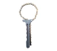 Chiave per filtro olio a catena, catena filtro olio - Chiave per catena per tubi pesanti - Strumento di rimozione del filtro dell'olio regolabile efficiente per la riparazione dell'auto per tubi