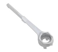 Chiave per Fusti in Alluminio, Chiave per Cilindro da 10" per L'apertura del Tappo del Tappo da 10 15 20 30 55 Galloni, Adatta per Tappi da 2 Pollici E 3/4 Pollici