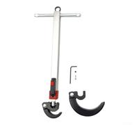 Chiave per lavabo regolabile con manico telescopico e gancio per riporre oggetti, progettata per impianti idraulici sotto i lavandini